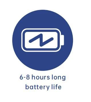 6~8 hours long battery life