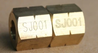 Laser engraving stain steel